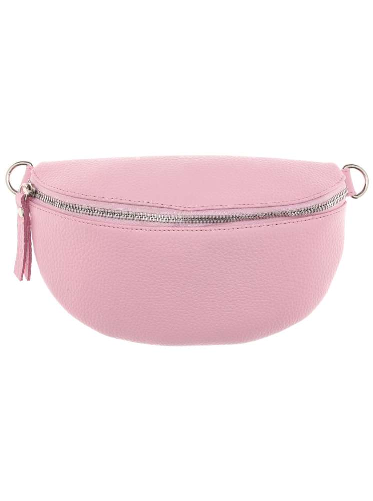 Crossbodybag Tasche Bauchtasche Leder "Pastell" 100 % Leder Rosa