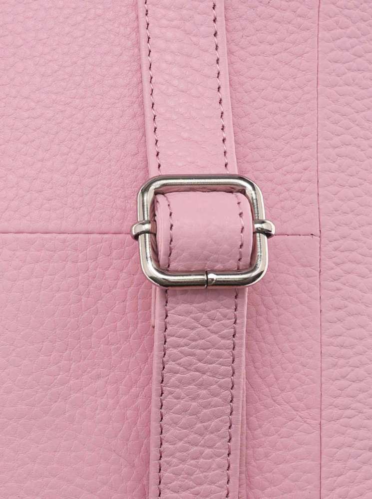 Crossbodybag Tasche Bauchtasche Leder "Pastell" 100 % Leder Rosa