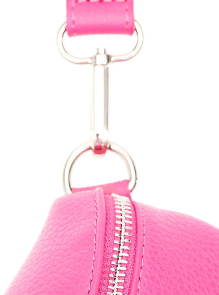 Crossbodybag Tasche Bauchtasche "Classic" 100 % Leder Pink