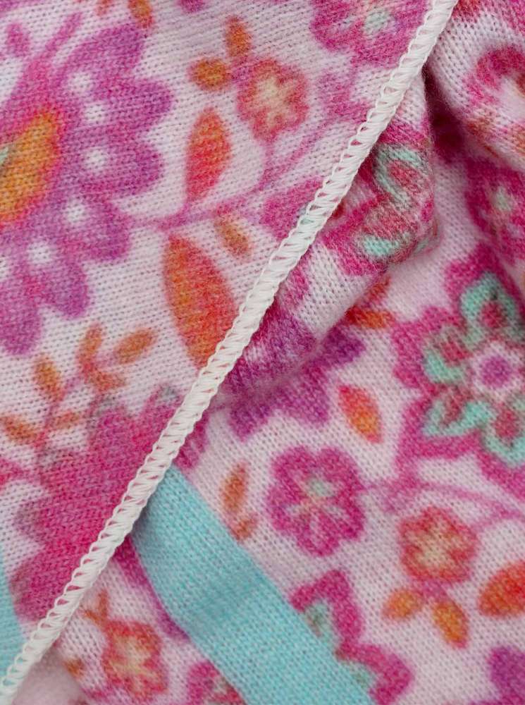 💕 Zwillingsherz Dreieckstuch "Lari" Kaschmir Pink