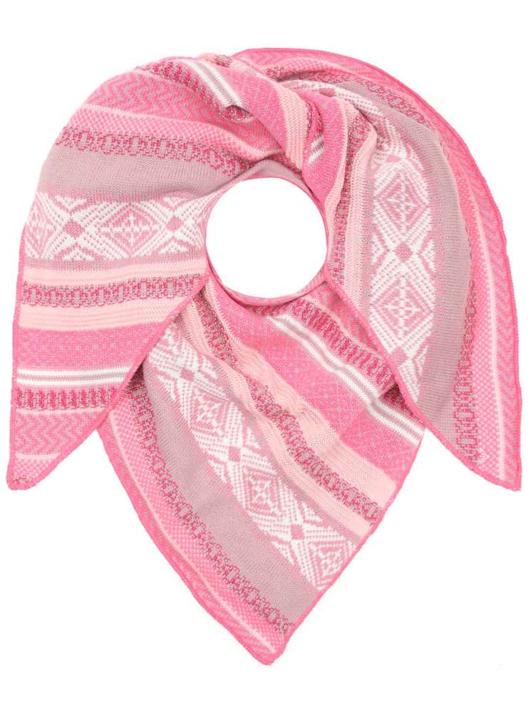 💕 Zwillingsherz Dreieckstuch "Katrin" Baumwolle Rosa