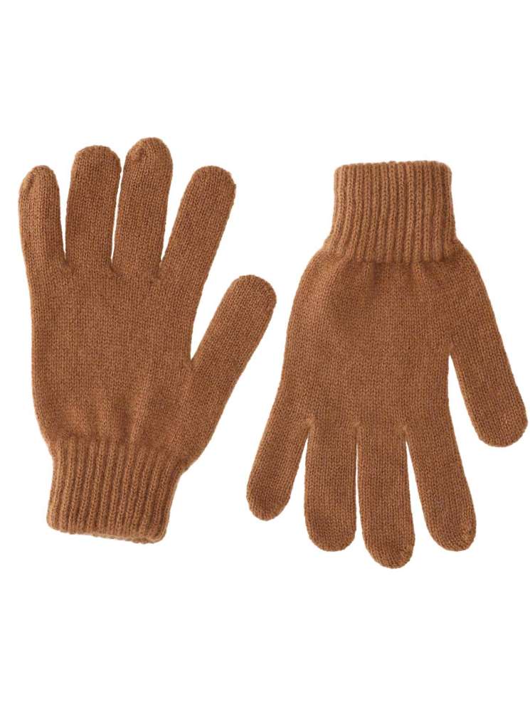 💕 Zwillingsherz Handschuhe 100 % Kaschmir Cashmere Cognac