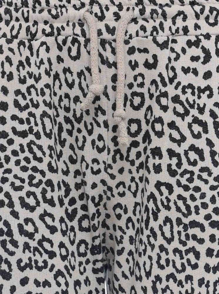 💕 Zwillingsherz Jogger Hose "Leo" Beige Leomuster 100 % Baumwolle