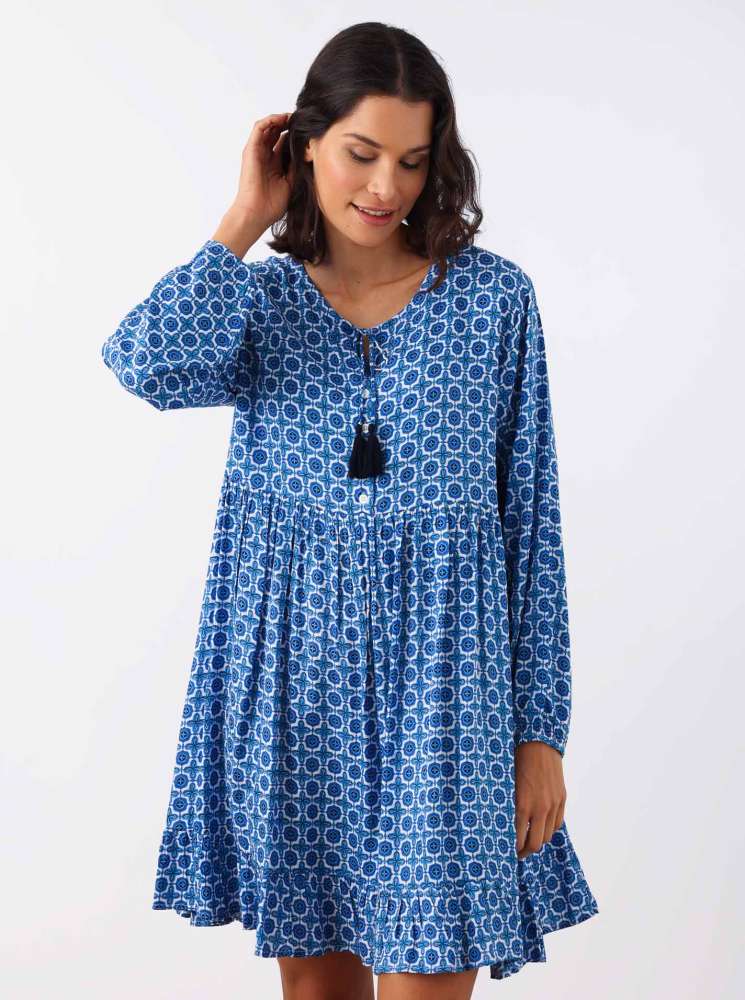 💕 Zwillingsherz Kleid "Juljetta" Blau