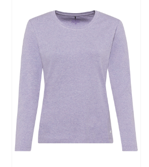 Olsen Shirt Edda Langarm Light Iris Melange 11100501