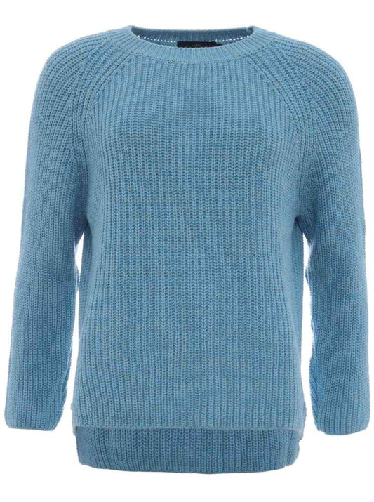 💕Zwillingsherz Pullover Pulli "Malin" Wolle Blau