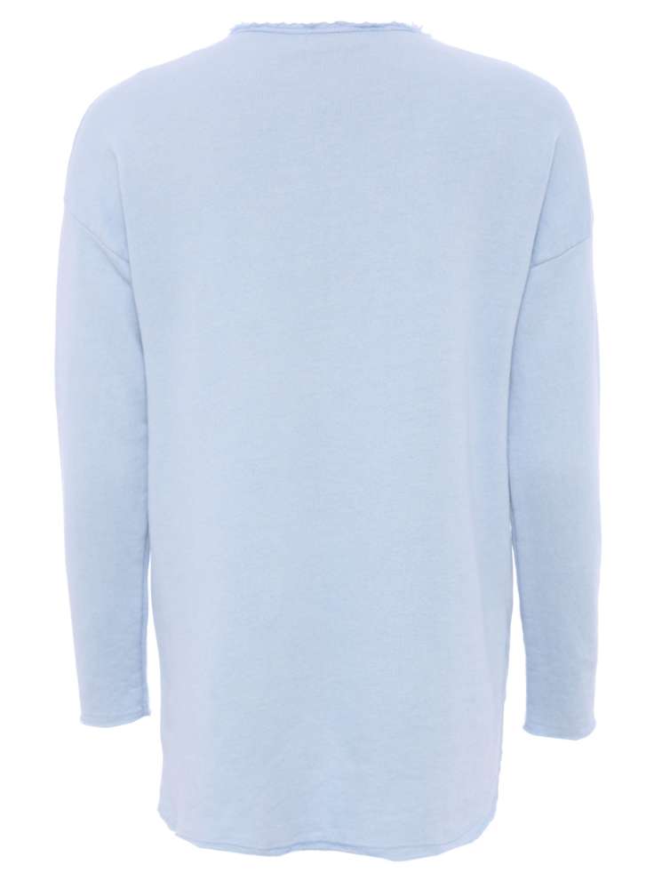 💕 Zwillingsherz Pullover Pulli "Elisabeth" Baumwolle Hellblau