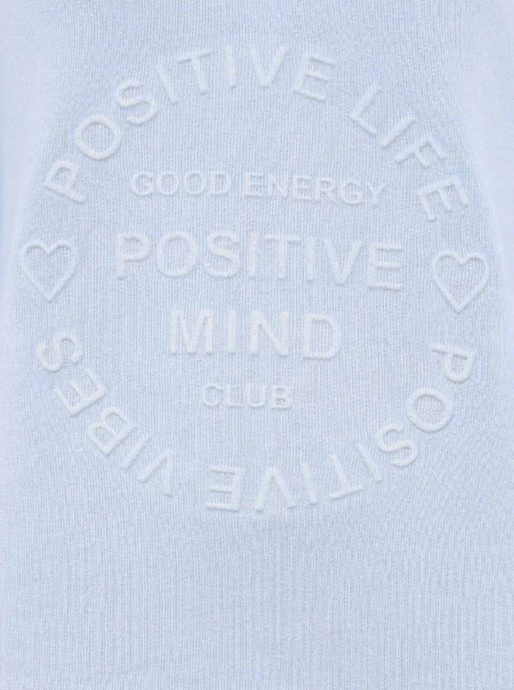 💕 Zwillingsherz Pullover Pulli "Elisabeth" Baumwolle Hellblau