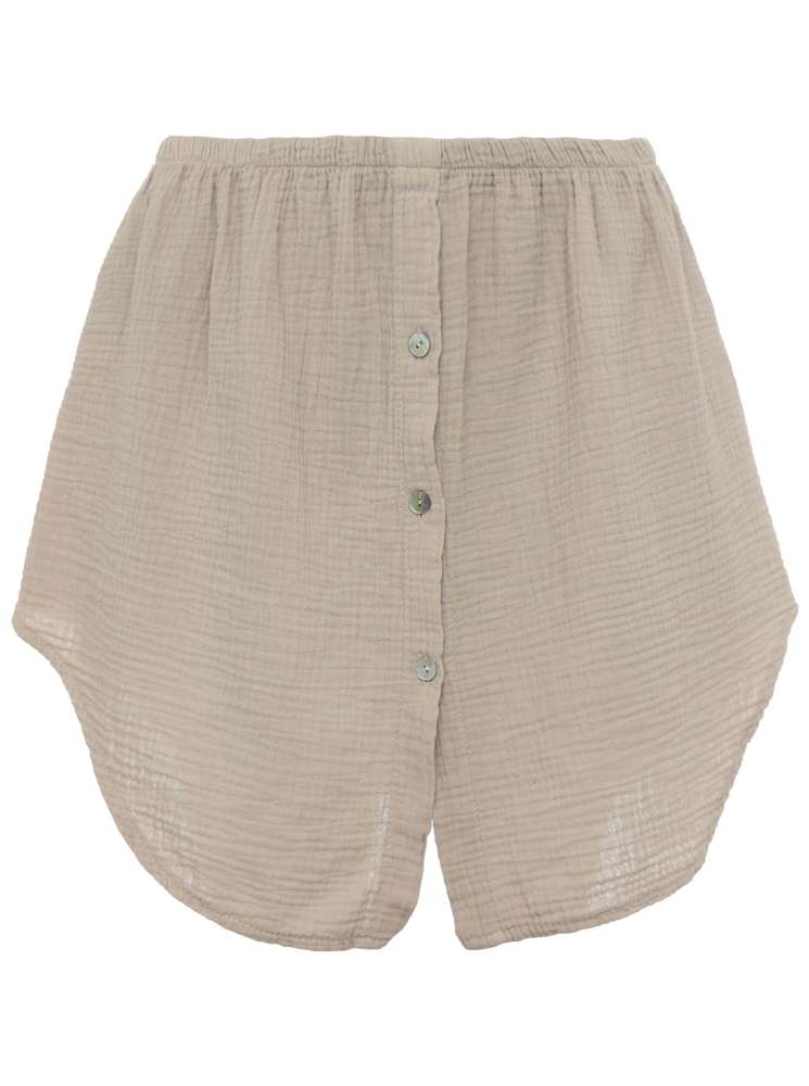 💕 Zwillingsherz Layer Skirt Rock "Nalani" Hemdverlängerung Beige