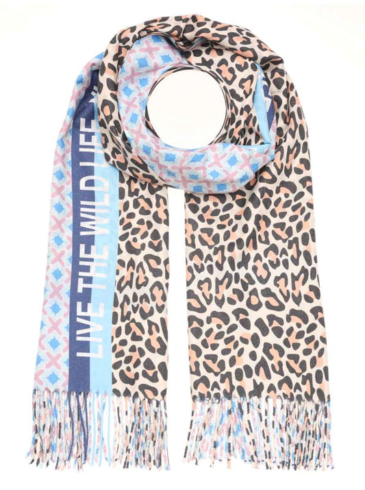 💕 Zwillingsherz Schal "Katinka" Blau