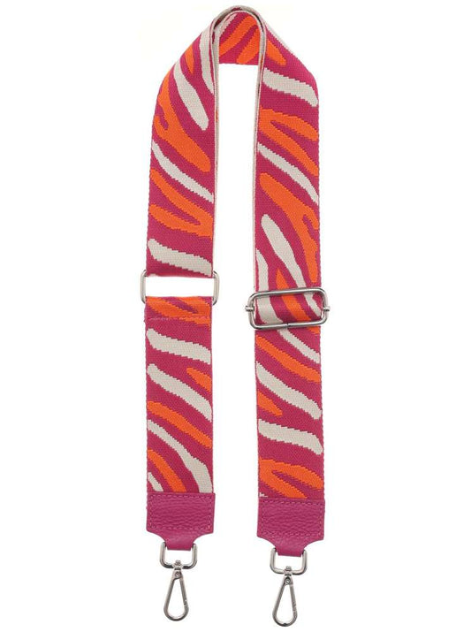 Taschengurt "Felka" Zebra Pink Orange