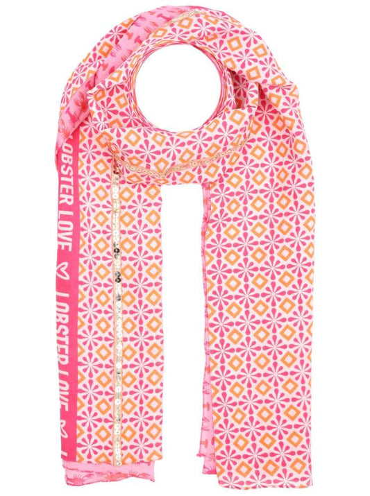 💕 Zwillingsherz Schal Tuch "Teresa" Pink