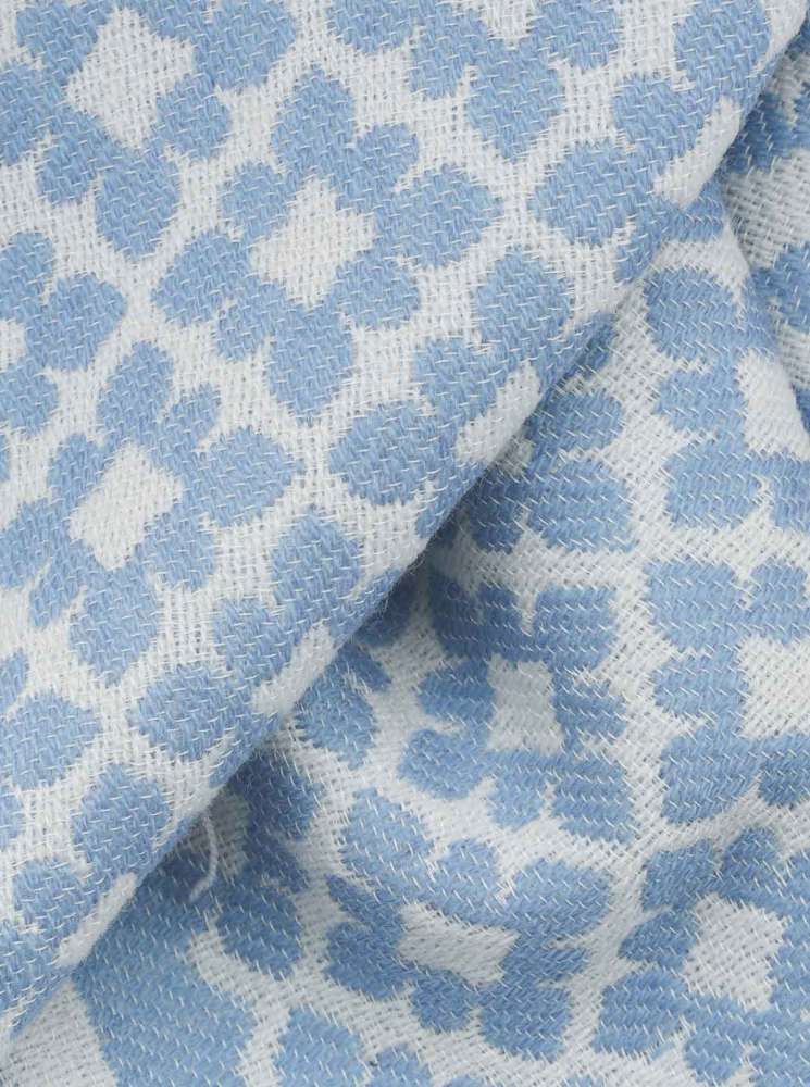 💕 Zwillingsherz Dreieckstuch Viereck "Quila" Wolle Blau