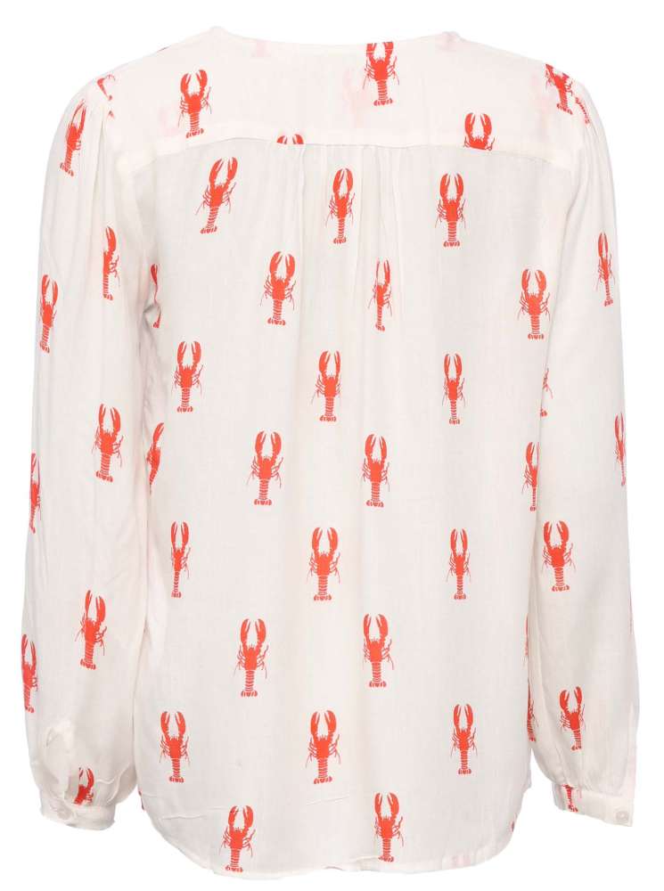 💕 Zwillingsherz Bluse "Kathinka" Hummer Weiß