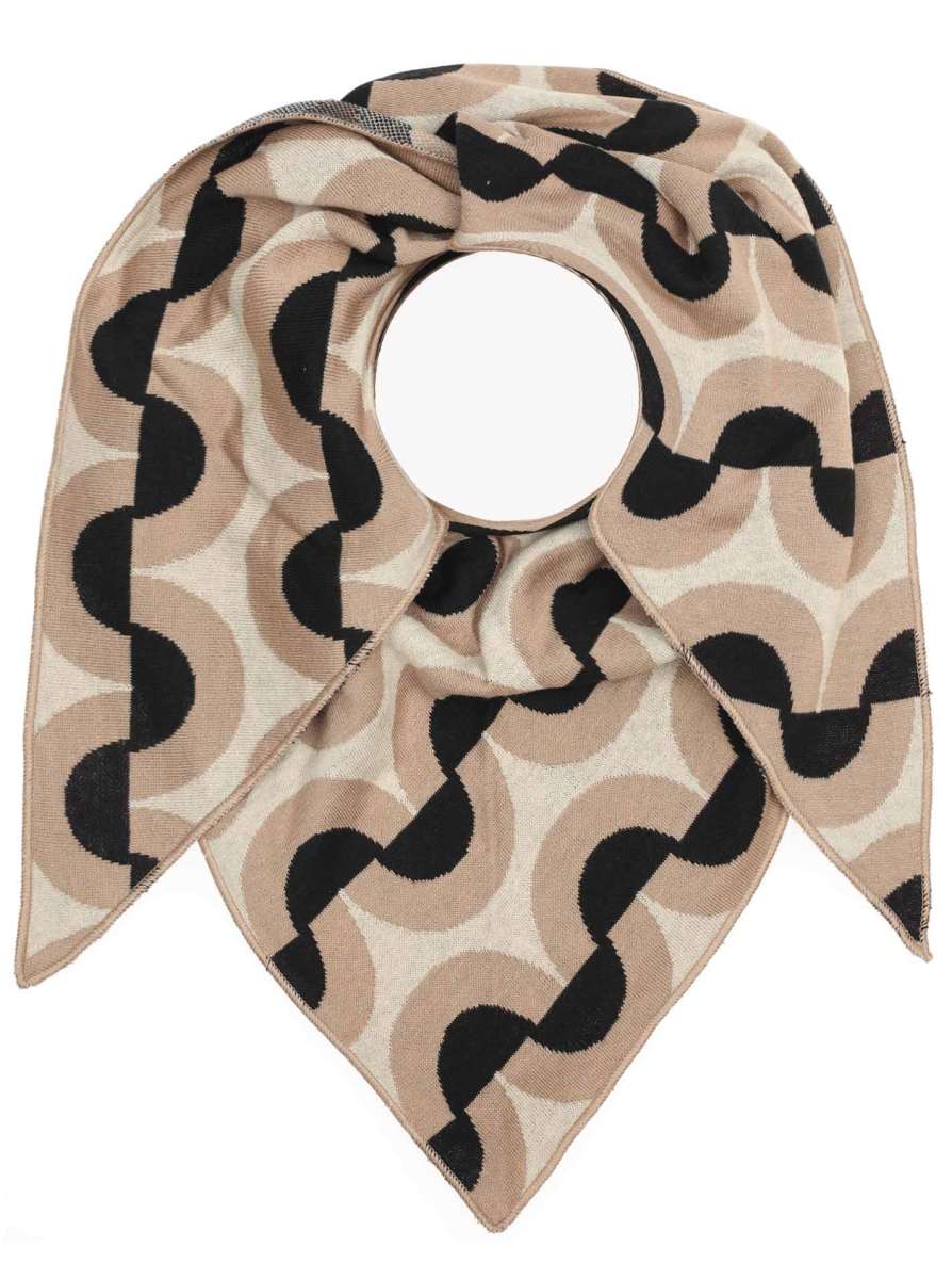 💕 Zwillingsherz Dreieckstuch "Ari" Baumwolle Beige