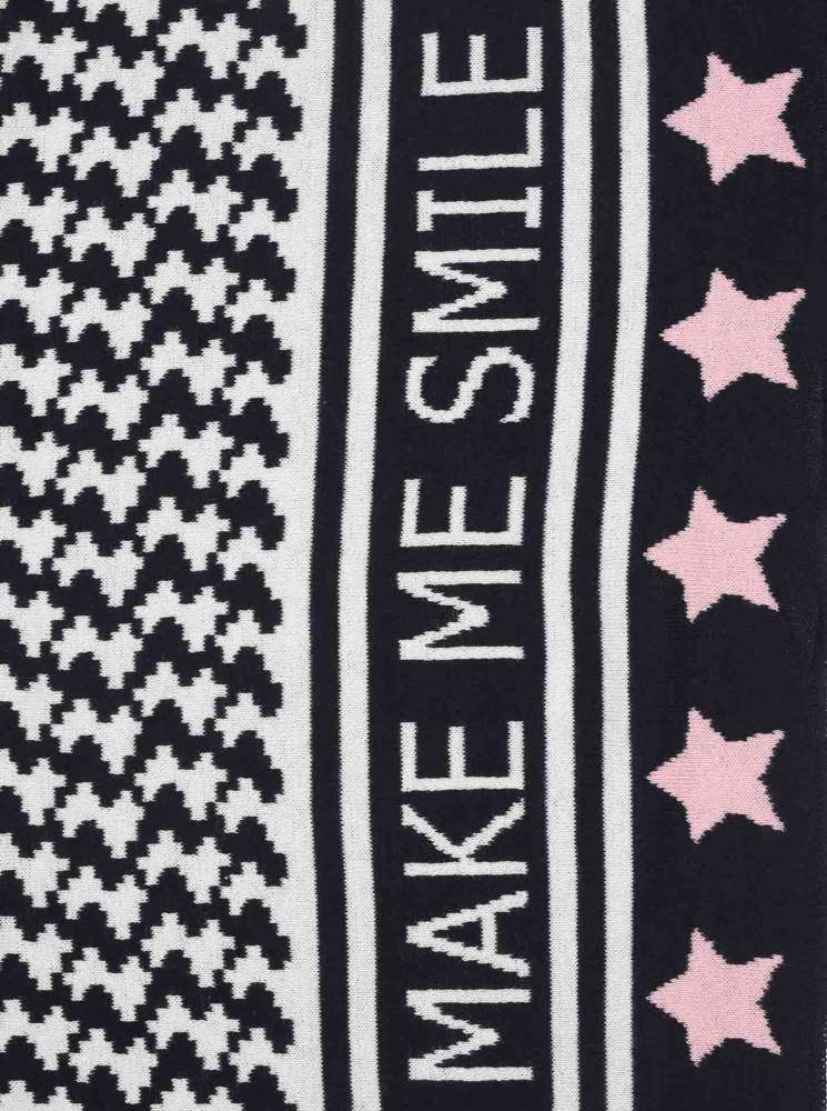 💕 Zwillingsherz Dreieckstuch "Joy" Make me Smile Baumwolle Navy Rosa
