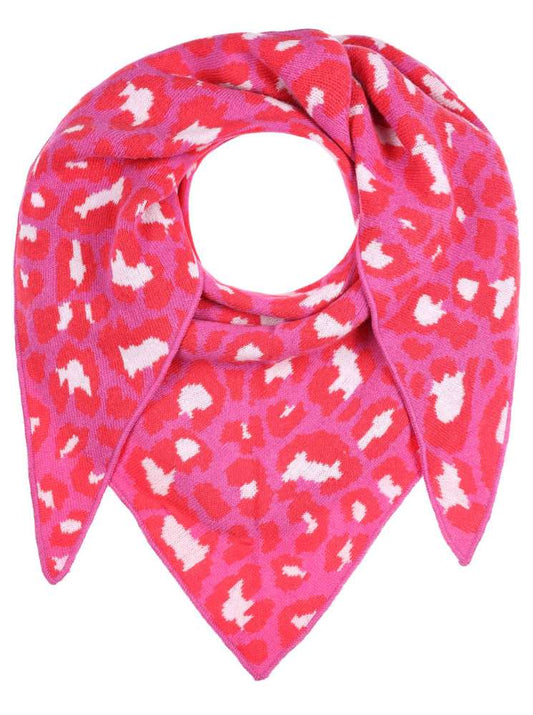 💕 Zwillingsherz Dreieckstuch "Lacey" Wolle Kaschmir Pink