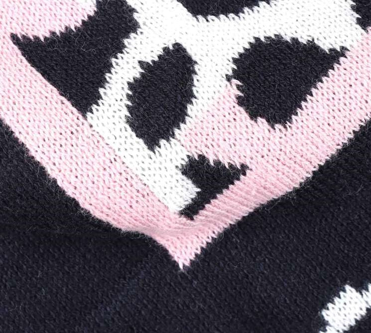 💕 Zwillingsherz Dreieckstuch "Stay Wild" Baumwolle Navy