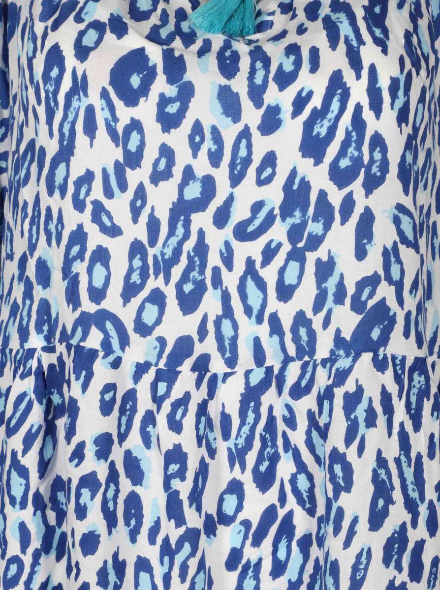 Zwillingsherz Kleid "Lily" Leo Blau
