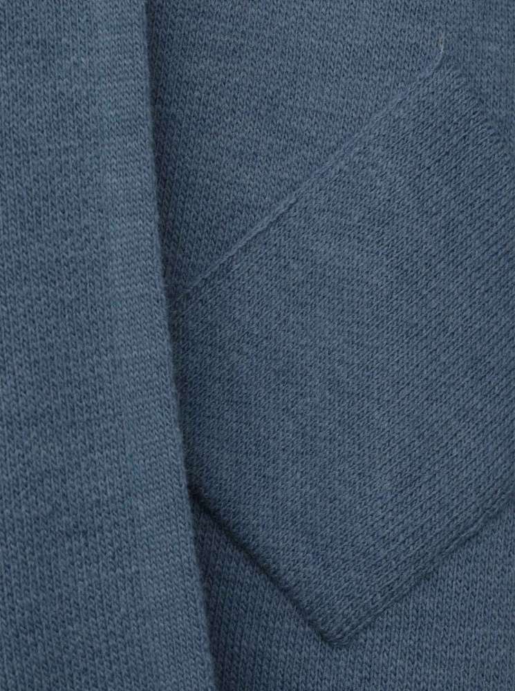 💕 Zwillingsherz Strickjacke "Annabell" Jeansblau Strickmantel offen